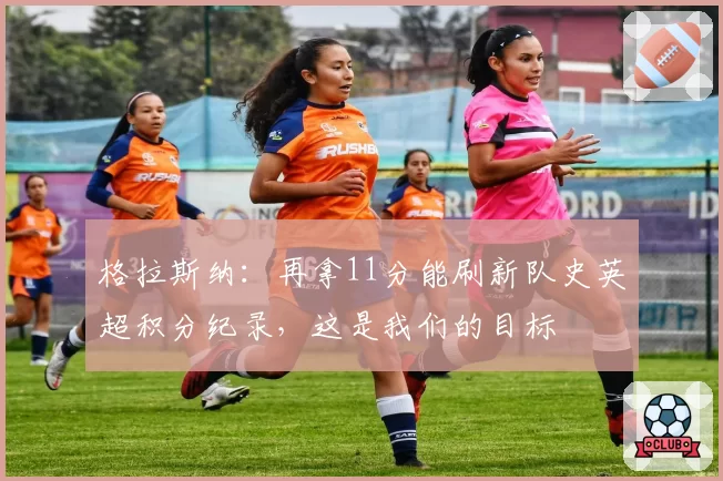 格拉斯纳：再拿11分能刷新队史英超积分纪录，这是我们的目标